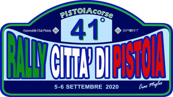 Rally Città di Pistoia – 05/06 settembre 2020